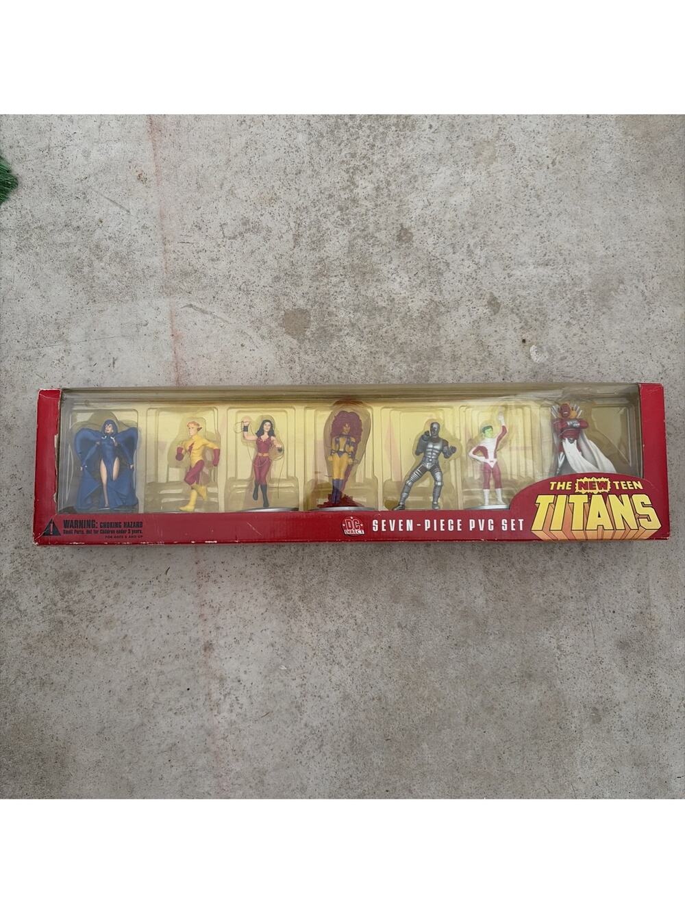 DC Direct The New Teen Titans Seven-Piece PVC Set NEW